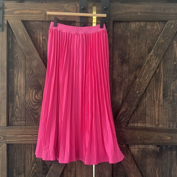 GRACE KARIN NWT High Elastic Waist A-Line Midi Pleated Chiffon Skirt - Picture 6 of 11